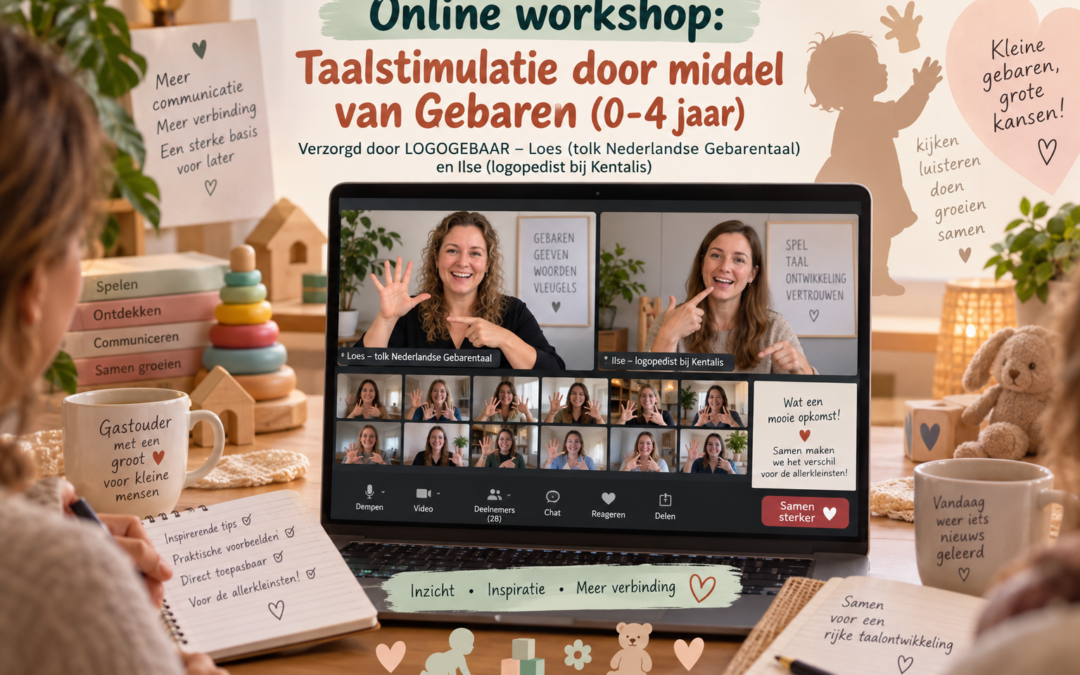 Terugblik: geslaagde online workshop ‘Taalstimulatie door middel van Gebaren’