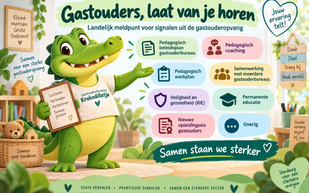 Gastouders, laat van je horen – samen staan we sterker!